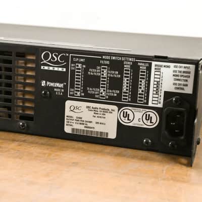QSC CX302 2-Channel Power Amplifier CG0127J image 7