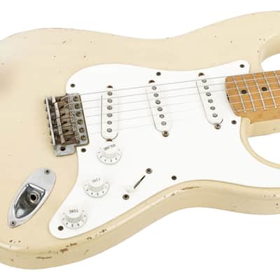 1999 Fender Custom Shop 1950's Stratocaster Cunetto Relic Blonde image 6