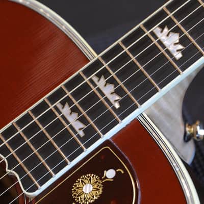 2018 Gibson Custom Shop SJ-200 Regal Jumbo Acoustic Guitar Sunburst + COA OHSC image 11