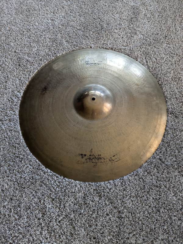 Zildjian 22" A Medium Thin Suspended Cymbal 1980s - Natural - 3090g image 1