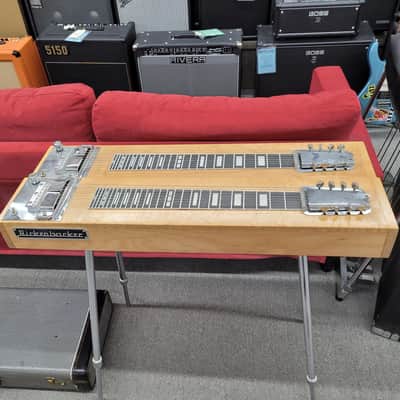 Rickenbacker Twin Neck 8/8 Console Steel Guitar with Case - Natural image 2
