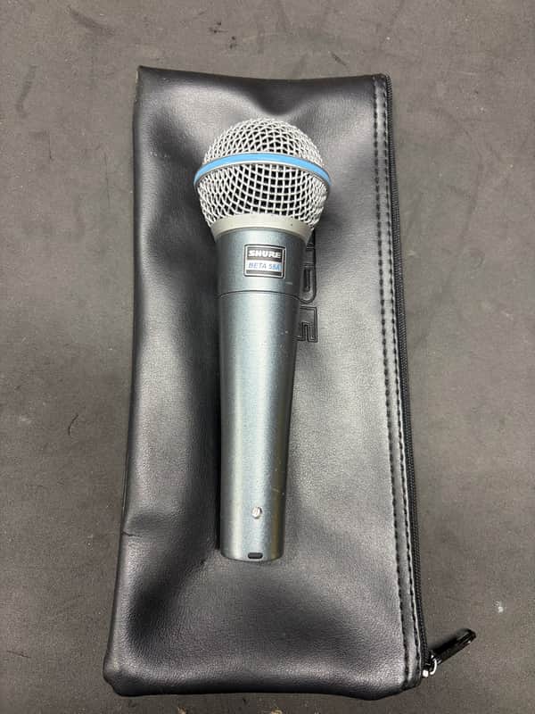 Shure BETA 58A Handheld Supercardioid Dynamic Microphone 1996 - Present - Black image 1