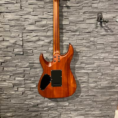 Schecter C-1 Exotic Splated Maple Satin Natural Vintage Burst image 6