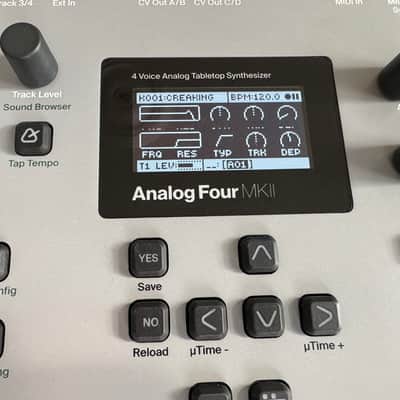 Elektron Analog Four MKII 4-Voice Tabletop Analog Synthesizer 2017 - Present - Grey image 2