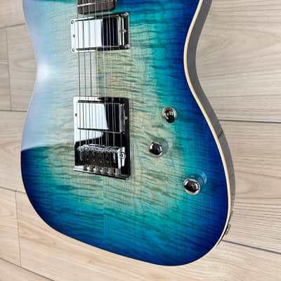 Schecter USA Custom Shop PT Custom HH - Trans Sky Blue image 4