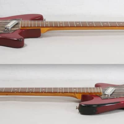 Framus Strato Super 5/155-52 Vintage Germany Electric Guitar 1967 Red - WOW! image 14