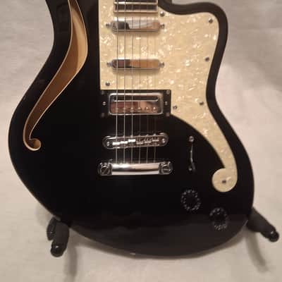 D'Angelico Premier Bedford SH with Tremolo 2021 - Present - Black Flake image 6