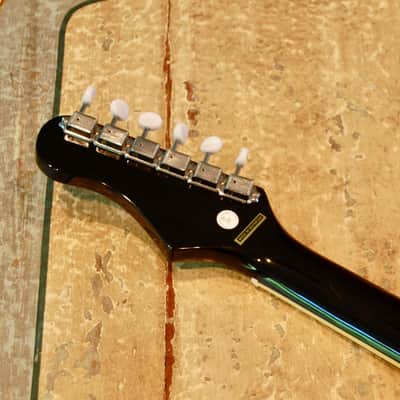 Silvertone 1478 Silhouette Reissue w/Waterslide Baritone Rubber Bridge Conversion, Harmony Offset Style w/Bigsby + Soft Case image 11