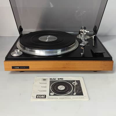Rare Elac PC-870 Turntable Record Player Mint Condition image 1