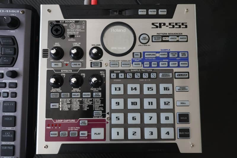 Roland SP-555 Sampler 2000s Gray