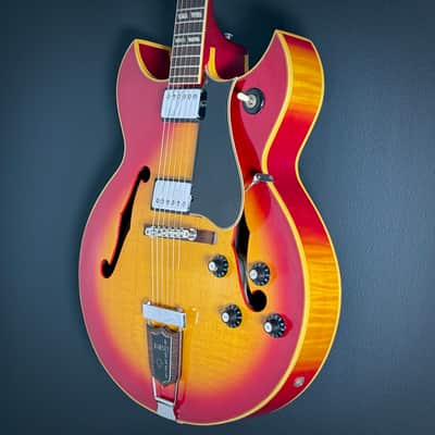 1968 Gibson Barney Kessel Regular - Cherry Sunburst - All Original image 6