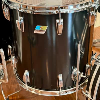 Ludwig Classic maple 22/18/16/13 black cortex 70s image 6