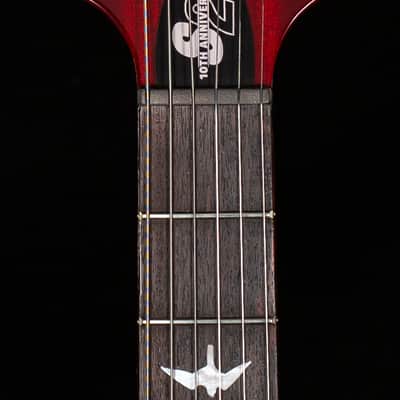 PRS S2 10th Anniversary Custom 24 Fire Red Burst (941) image 5