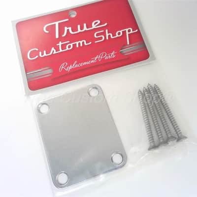True Custom Shop® Aged Relic Modern Neck Plate & Screws for Fender Strat Tele image 3