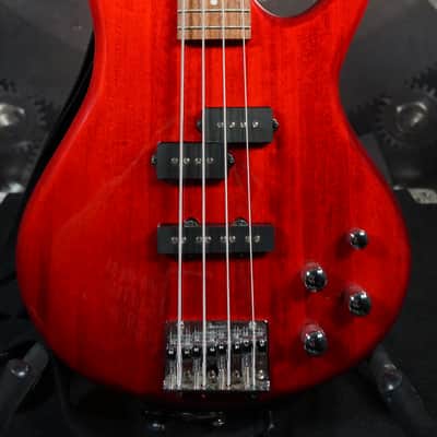 2019 Ibanez GSR200 Gio Soundgear Bass Transparent Red Indonesia image 5