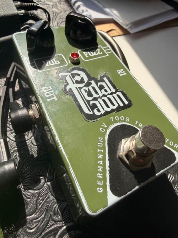 Pedal Pawn Vintage CV7003 Germanium Fuzz 2022 - Olive Drab Green image 1