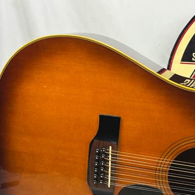 Alvarez 5018 - Sunburst 12-String Acoustic Guitar with Hard Case image 5