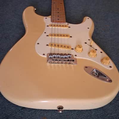 1994 Squier Stratocaster Bullet Series Vintage "Natural Cream Patina" image 4