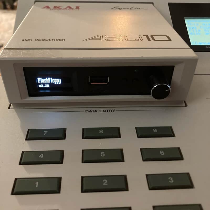 USB HxC Floppy Drive Emulator for Akai ASQ-10 plus 100's of disks & OLED Display ASQ10 16gb USB Drive image 1