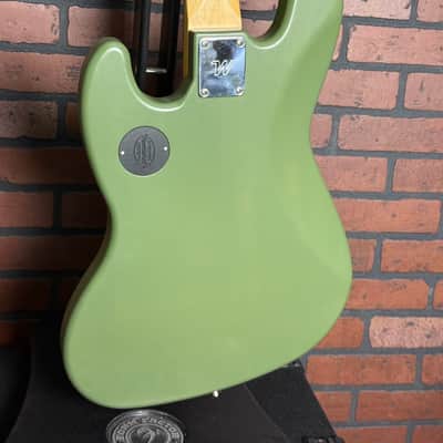 Woodcraft Electric Guitars WoodShed Signature Series Jazz Bass 4 21 frets Olive Green image 7