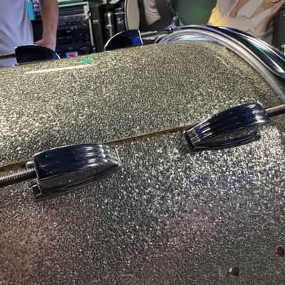 Ludwig 1970s 3 Ply Silver Sparkle "Bonham" Set. (Almost) Excellent!! image 15
