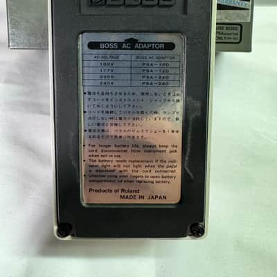Boss NS-2 Noise Suppressor (Silver Label) 1987 - 1989 - White image 4
