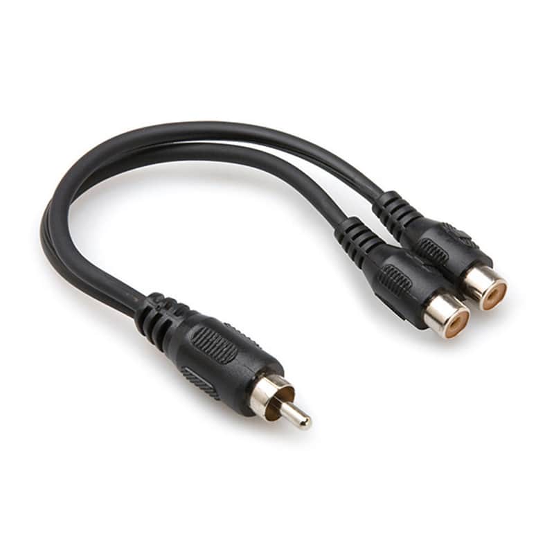 Hosa YRA104 YRA104 RCA to Dual RCA Female - 6" image 1