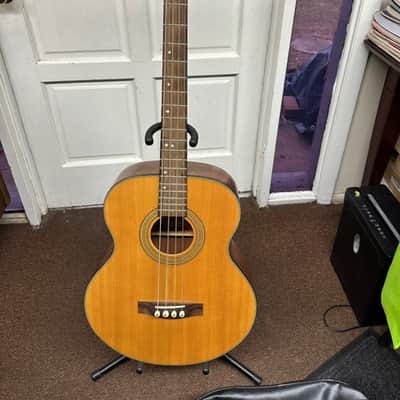 USED FENDER BG-32 NAT Acoustic Bass 4-String Guitar Natural w/ Gig Bag Local Pickup image 2