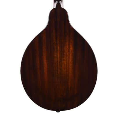Eastman MD404 Sitka/Mahogany A-Style Oval Hole Mandolin Black image 2