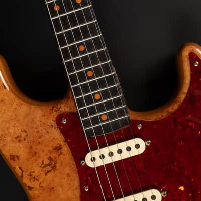 2021 Fender Custom Shop Artisan Maple Burl Stratocaster NOS - Aged Natural | USA Limited Edition Roasted Birdseye Maple Neck Macassar Ebony Fretboard Kloppmann ST60 Pickups | CoA OHSC image 22