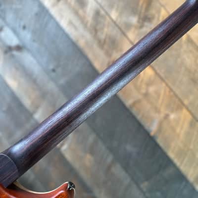 PRS Wood Library DGT Semi-Hollow David Grissom Signature Rosewood Neck! Flamed Maple 10-Top Smoked Black Hardware - Burnt Maple Leaf 418145 image 10