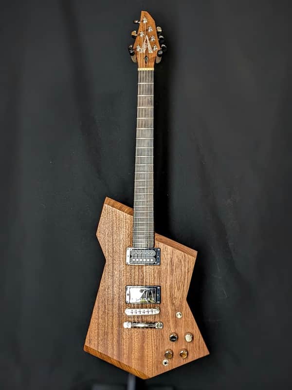 Amethyst Guitars 8 Bit Sapele. Luthier built, custom, handmade, unique image 1