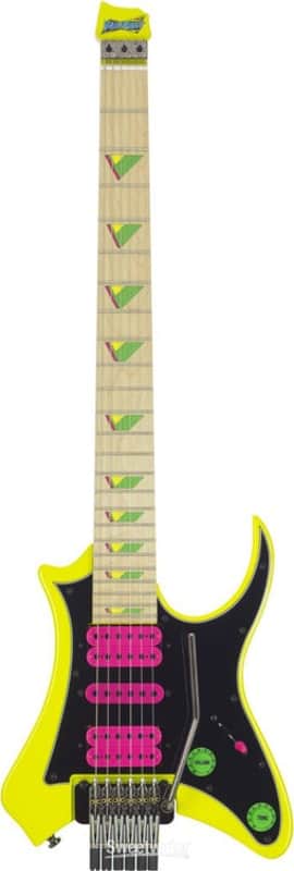 Traveler Guitar Vaibrant 88 Deluxe Electric Guitar - Electric Yellow image 1
