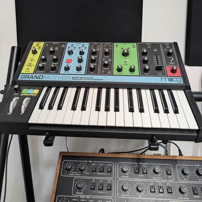 Moog Grandmother 32-Key Semi-Modular Analog Synthesizer 2018 - Present - Black / Multi-Colored Panel image 2