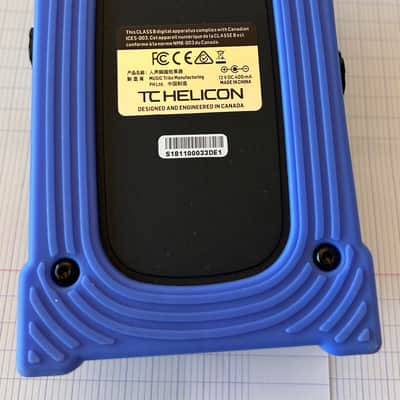 TC Helicon VoiceTone H1 Realistic Guitar Controlled Vocal Harmony  Pedal Excellent  Condition in Box with original Power Supply image 8