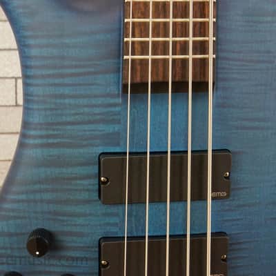 Spector Euro 5 LX Left Handed - Black & Blue Matte image 5