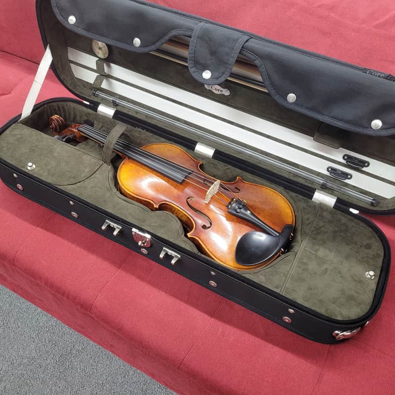 Otto Benjamin ML-206 4/4 Violin Outfit - Aged Natural image 1