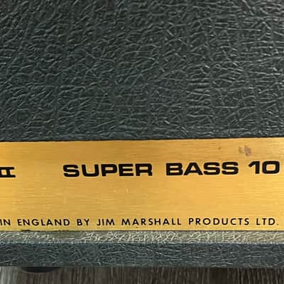 Marshall Super Bass Guitar Amp 100 watt 1980 - Black image 3