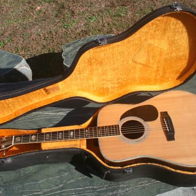 1975 Yairi YW-600 Dreadnought Guitar New Jacaranda Natural+Hard Case image 1