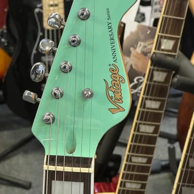 Vintage 30th Anniversary V65 Electric Guitar with Vibrato ~ Ventura Green image 3