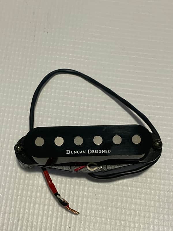 2000's Seymour Duncan Designed SC101 Black Neck Single Coil Guitar Pickup 6.95k image 1