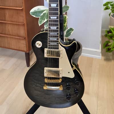 2008 Epiphone Les Paul Ultra II Chambered Body Nano-Mag Custom Pickup AAA Quilt Top MIK Made in Korea Korean Deluxe Hiscox Hard Case image 9
