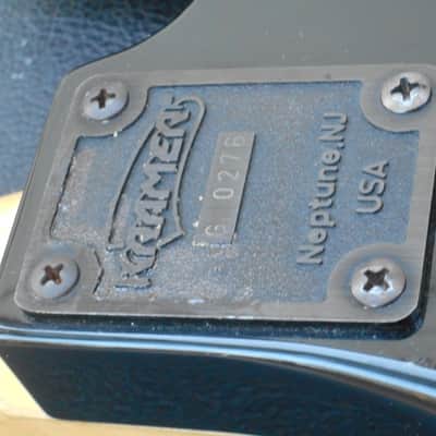 Vintage Kramer NightSwan Black Finish Impossible to Find W Kramer Case image 9