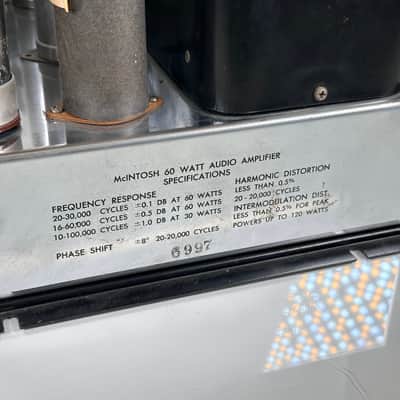 McIntosh MC60 Monoblock Tube Power Amplifier (Pair) image 21