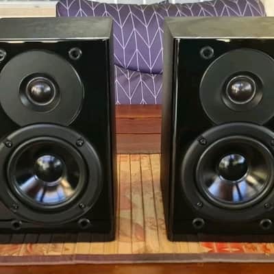 VINTAGE SHERWOOD MINI 2 WAY SPEAKERS/80 WATTS EACH/BOOKSHELF image 2