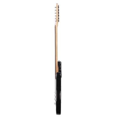 Dark Blue 6-String ST Electric Guitar Beginner Pack – Rosewood Fingerboard, Basswood Body + Strap, Cord & Gig Bag image 3