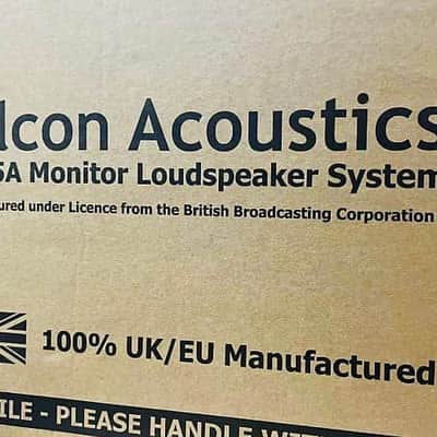 Falcon LS3/5a Bookshelf Speakers Gold Badge Falcon bookshelf speakers monitors Ls3/5a 2024 Walnut Cherry black better than 50th Anniversary Harbeth Proac KEF McIntosh Luxman acuphase krell arc rogers bower Wilkins Made in England image 2