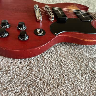 Gibson SG Special ’60s Tribute P-90 2011 - Red Wood image 10