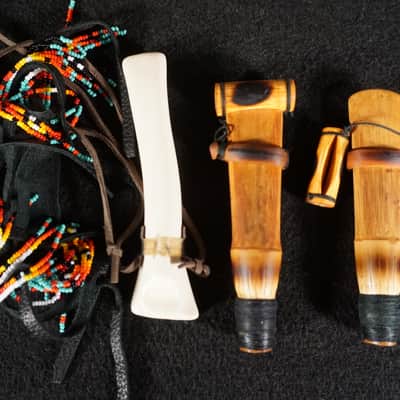 Native American Bone Flute & Extras image 4