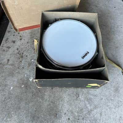 Slingerland No. 130 Gene Krupa Sound King 5x14" 8-Lug Chrome Over Brass Snare Drum with Vintage Case 1960s image 3